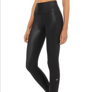 Alo Yoga High-waist shine legging - Size S - Black